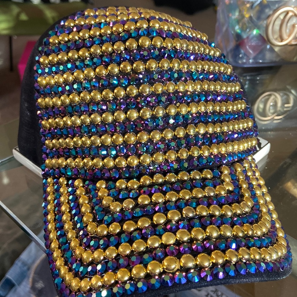Beautiful Sparkle Rhinestone Gem Bling Baseball Cap